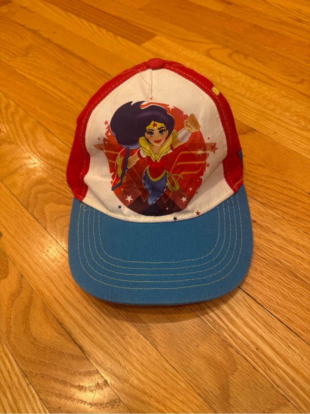 Kids Wonder Superhero Trucker Hat - Red, White & Blue
